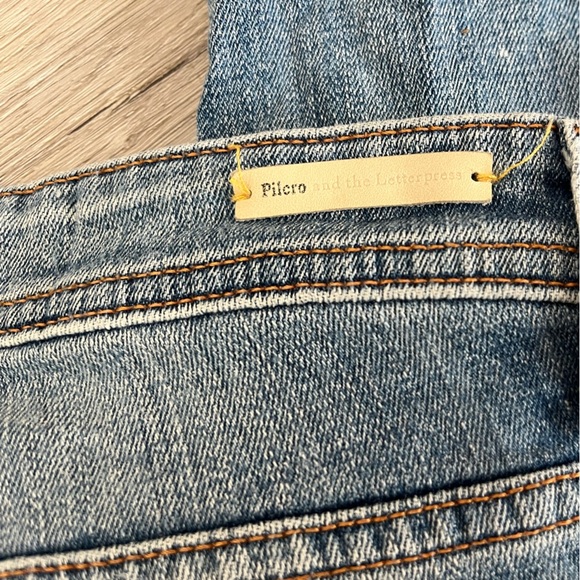 Pilcro and the Letterpress Distressed Blue Slim Jeans - Picture 5 of 5